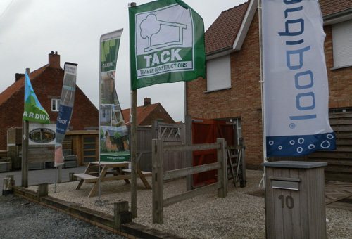 Houten tuinconstructie van Marnix Verkain
